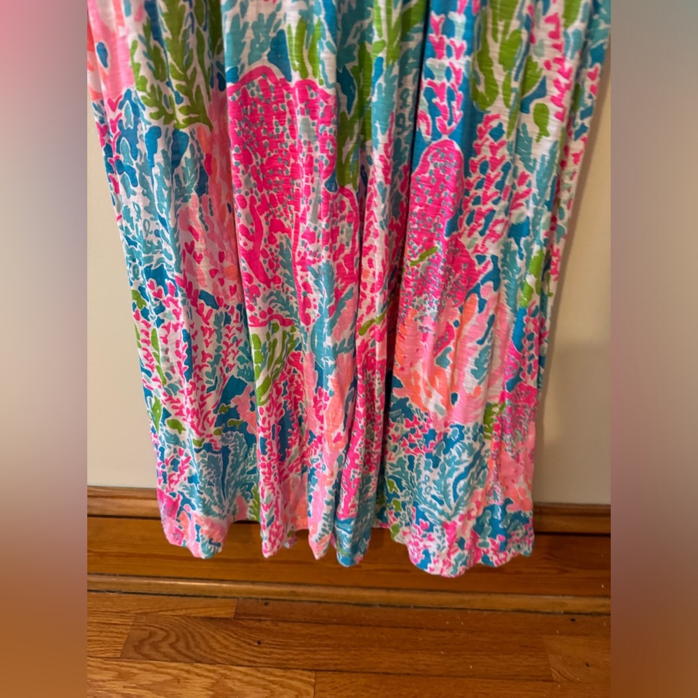 Lilly Pulitzer Bright Floral Tank Lets cha cha Maxi Dress - Picture 10 of 10
